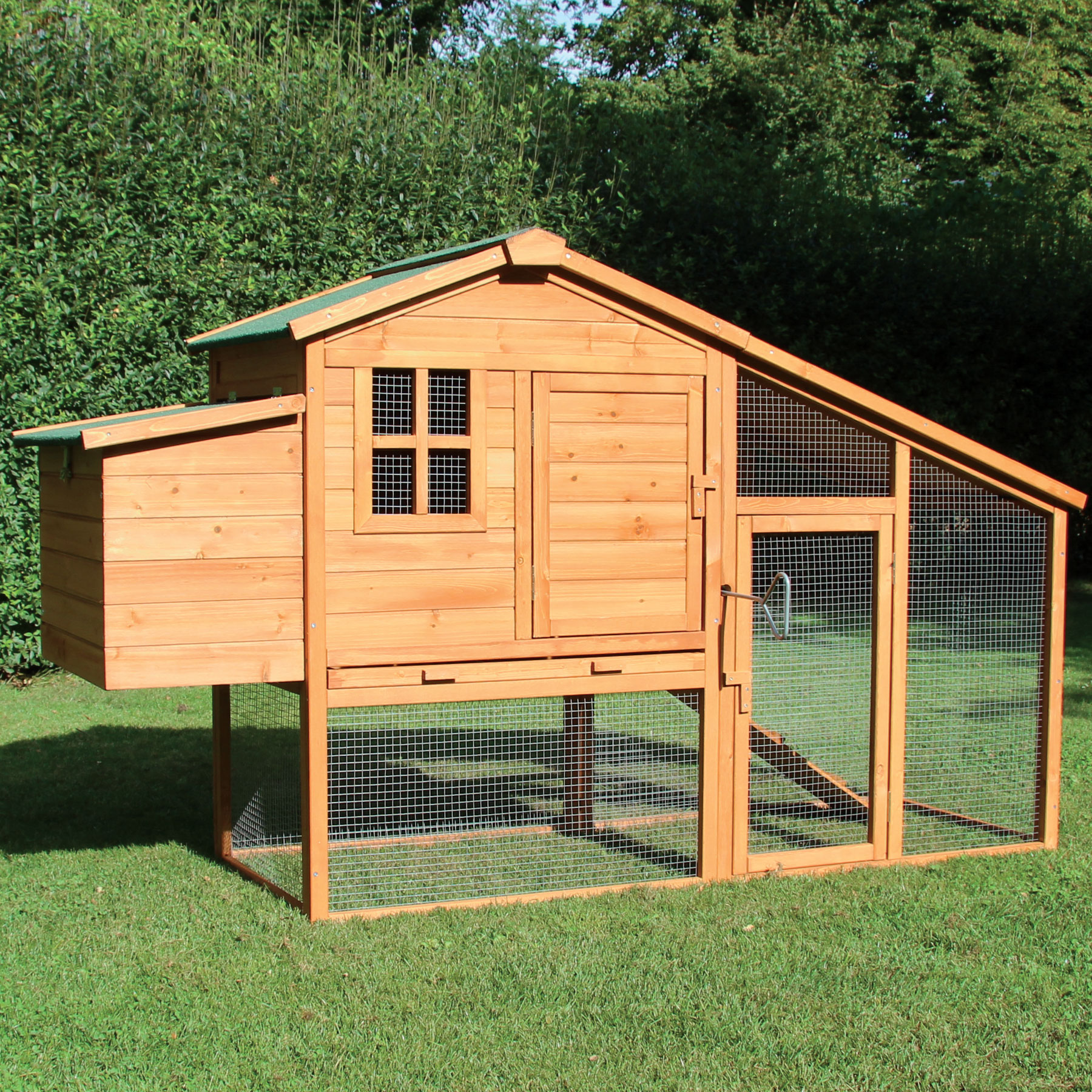 Hühnerhaus / Hasenhaus "Bertha“ - Unterschlupf für Hühner, Hasen, Wachteln, Kleintiere