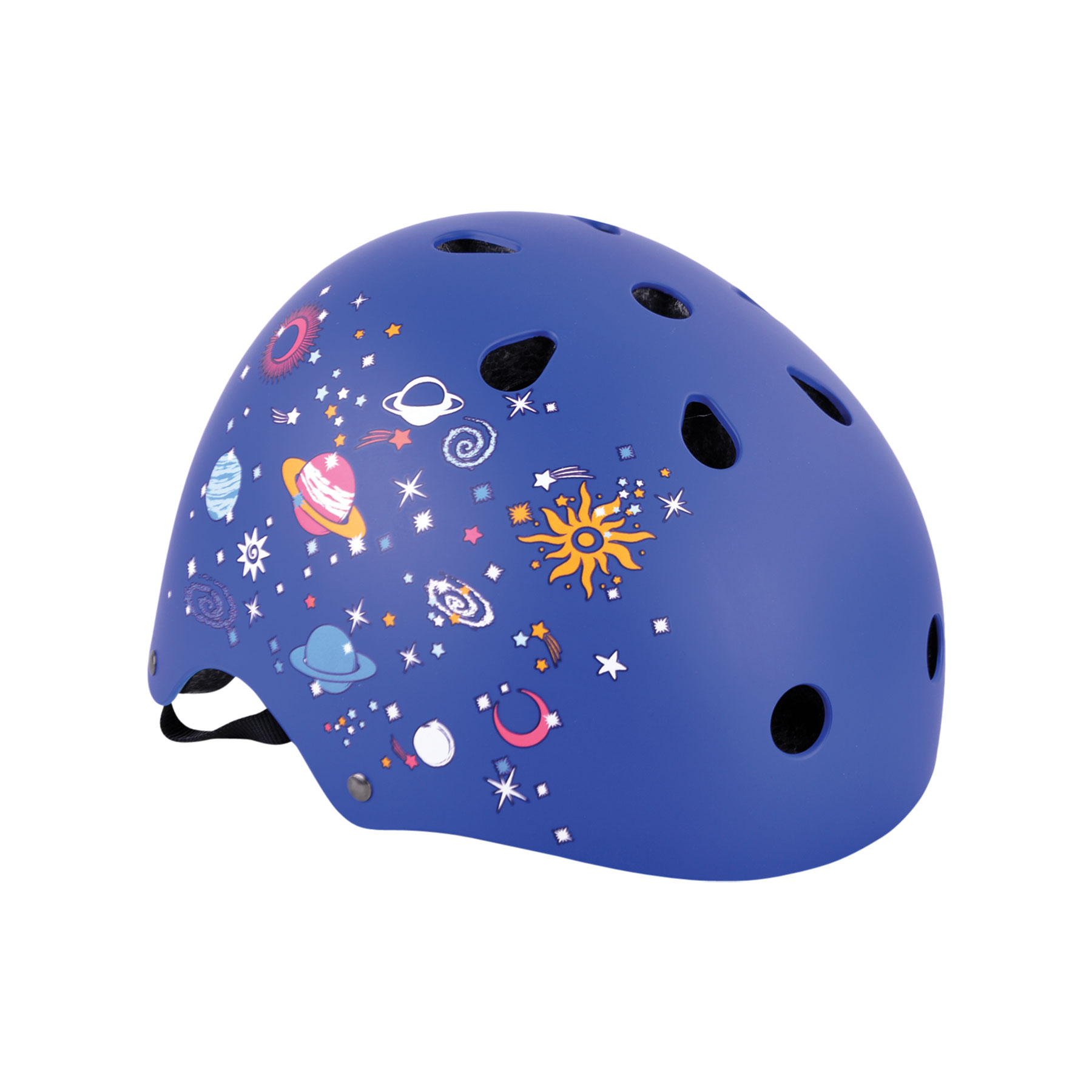 BOLDCUBE Scooter Helm Blue Planeten (Größe: S)