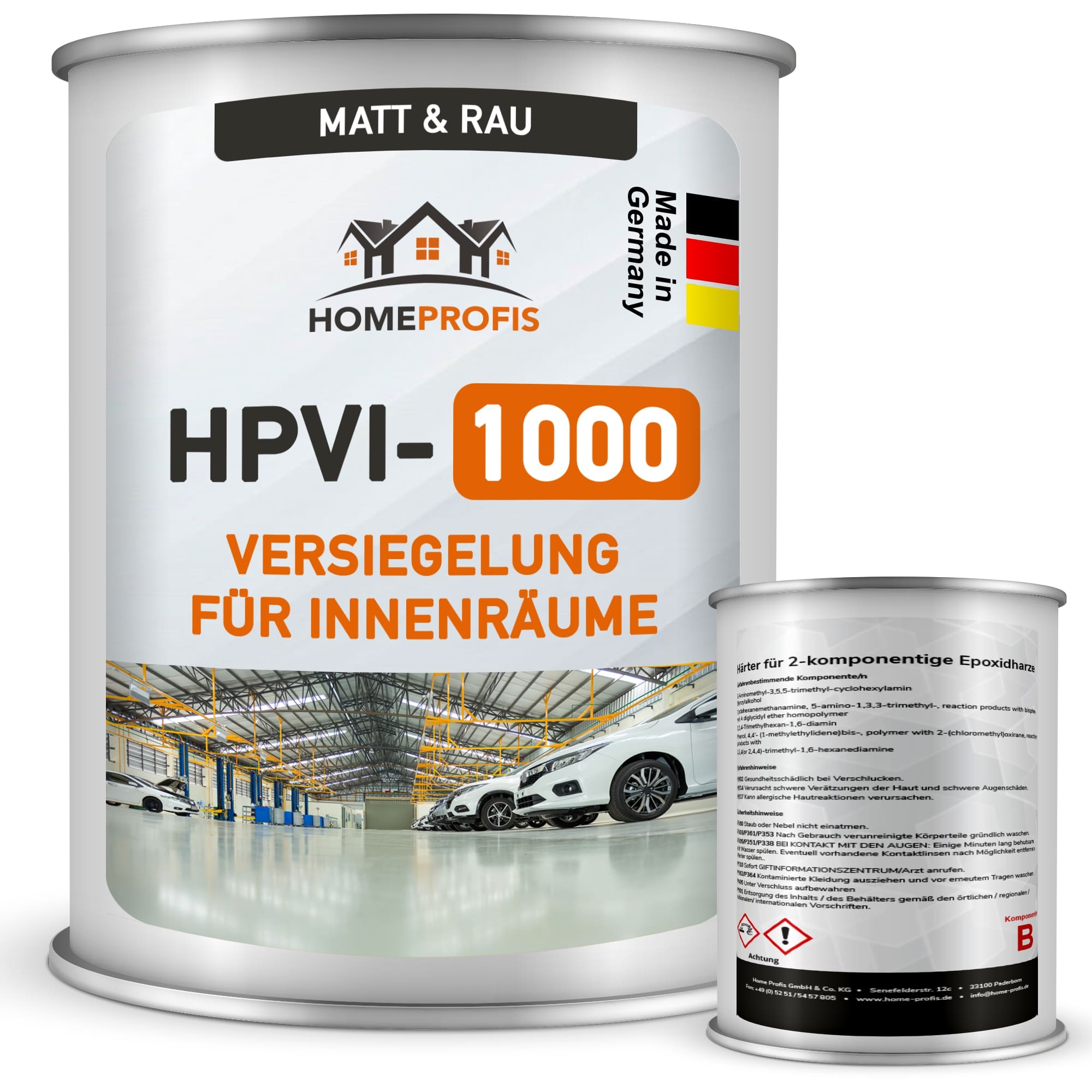 HPVI-1000 matte Epoxidharz Versiegelung für Innenräume