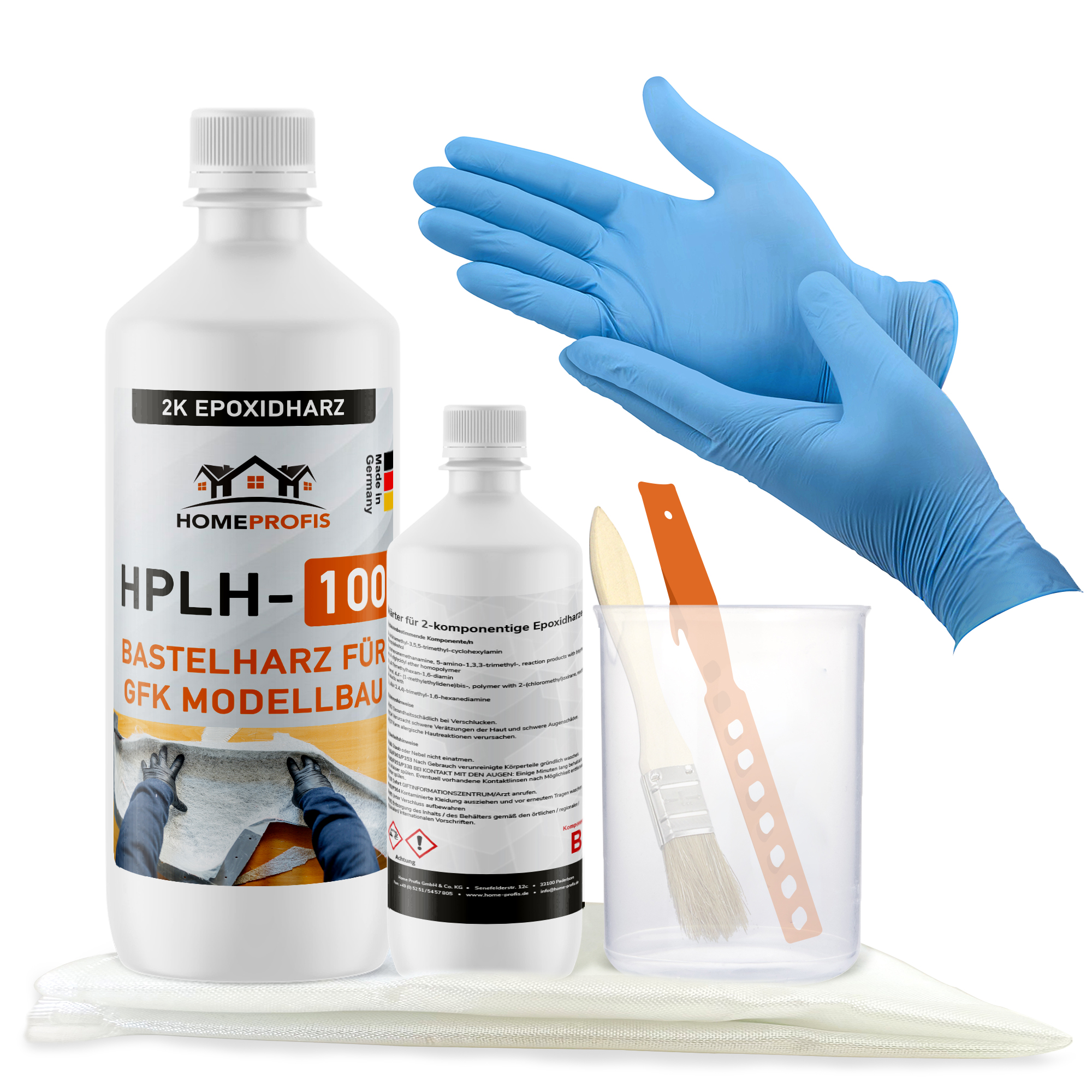 HPLH-100 Epoxidharz Modellbau Set